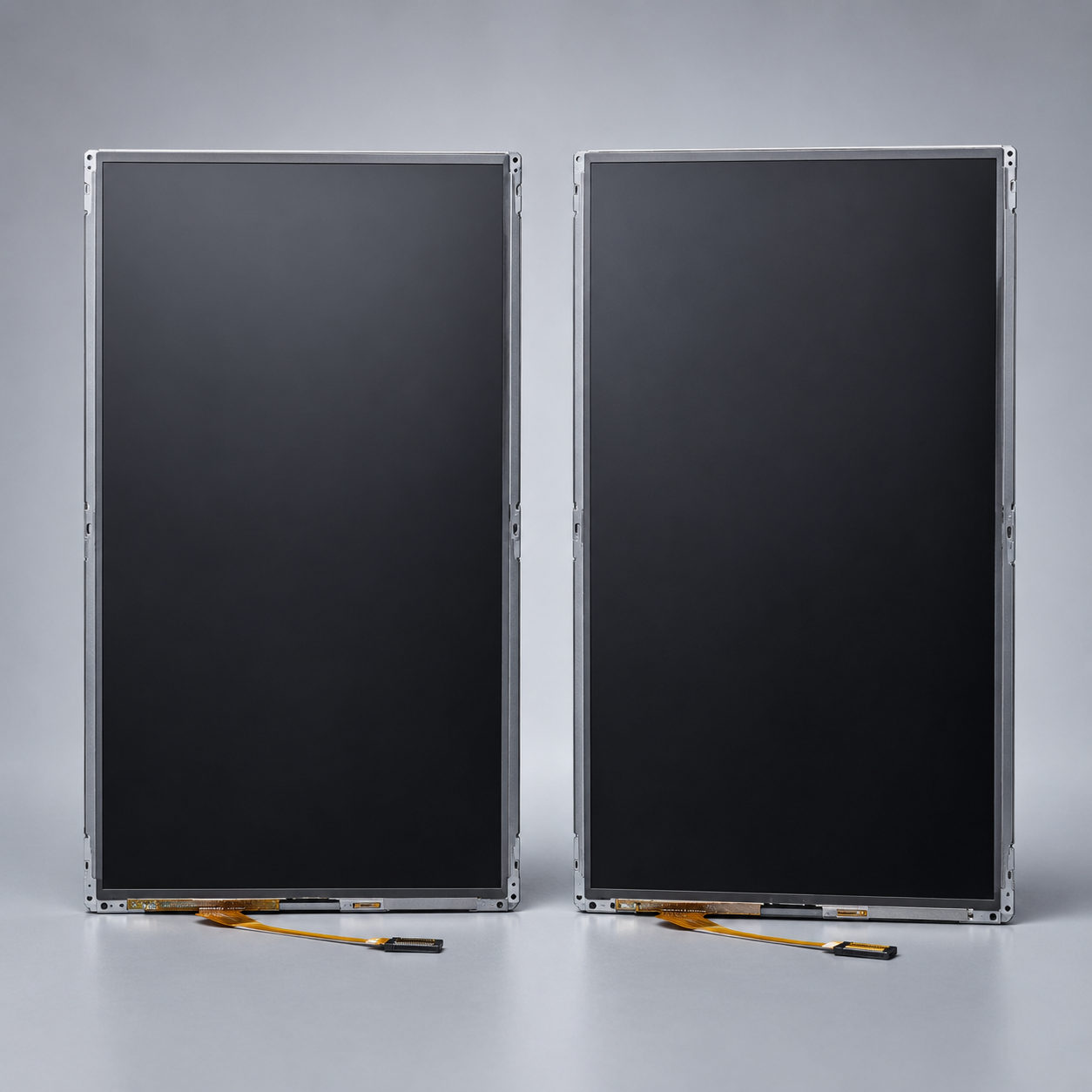 AUO T215HVN05.1 and BOE HR215WU1-120 21.5 inch FHD LVDS LCD panels side by side